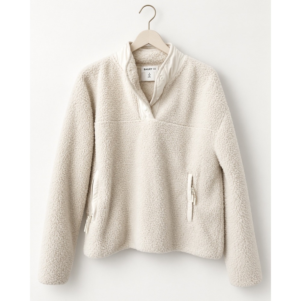 Bailey 44 Après Ski Quiet Teddy Fleece Pullover Cozy Chalet Sherpa Jacket M